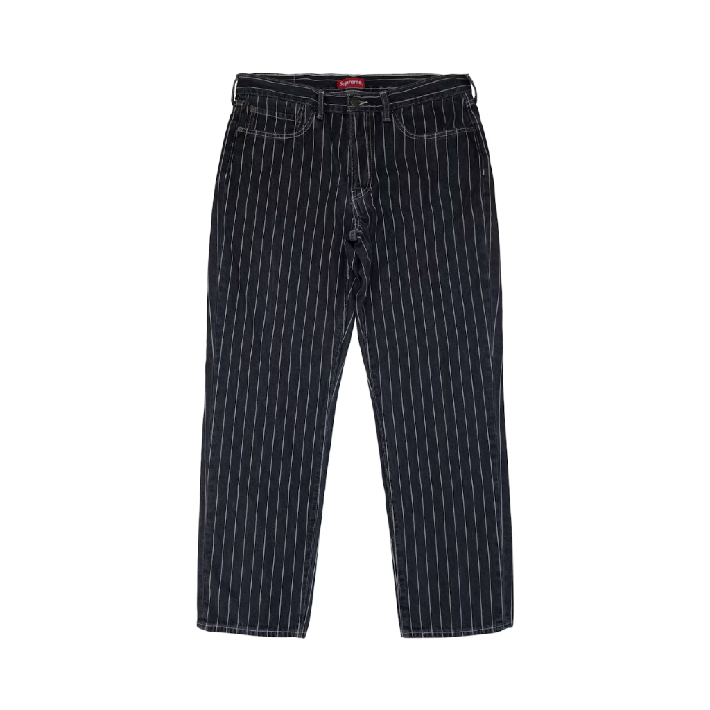 Supreme Levi's Pinstripe 550 Jeans